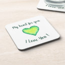 Buscar te quiero corcho posavasos Moderno