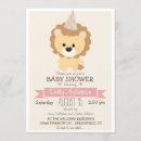 Buscar león lindo invitaciones Adorable