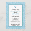 Buscar blue damask invitaciones Blanco