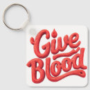 Buscar salvar vidas llaveros Donación de sangre