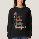 Buscar bonjour sudaderas Hola