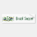 Buscar el brasil pegatinas parachoque Fútbol