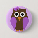 Buscar búho del dibujo animado chapas Kawaii