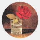 Buscar pintura roja pegatinas Flor