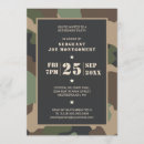 Buscar camuflaje invitaciones Simple