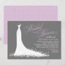 Buscar púrpura y gris invitaciones Para ella