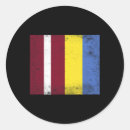 Buscar bandera letona pegatinas Apoyar a ucrania