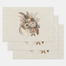 Buscar plumas papel de regalo Boho