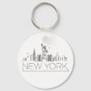 Buscar skyline llaveros Silueta