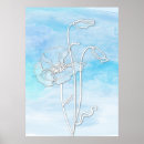 Buscar amapola azul posters Acuarela