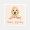 Buscar golden retriever servilletas Cumpleaños