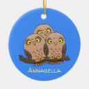 Buscar pájaros del búho adornos Divertido