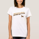 Buscar perro del setter irlandés camisetas Canino