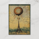 Buscar paris vintage tarjetas de visita Torre de eiffel