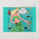 Buscar sirena vintage postales Para ella