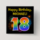Buscar 18 cumpleaños chapas General y unisex
