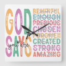Buscar dios relojes de pared Fe