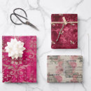 Buscar veneciano papel de regalo Flores