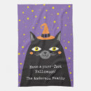 Buscar halloween paños de cocina Negro