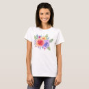 Buscar rosas camisetas Acuarela