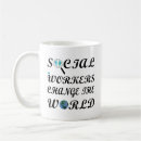 Buscar trabajador social tazas General y unisex