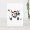 Buscar carro de golf tarjetas Golfista