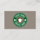 Buscar java tarjetas de visita Barista