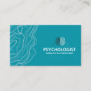 Buscar salud mental tarjetas de visita Psicología