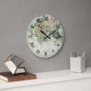 Buscar mapas antiguos relojes de pared Mapas del mundo antiguo