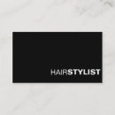 Buscar pelo negro tarjetas de visita Estilista