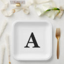 Buscar cuadrados blancos y negros platos General y unisex