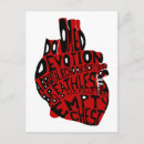 Buscar corazón anatómico postales Romance