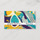 Buscar arte pop tarjetas de visita Elegante