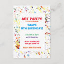 Buscar fiesta de pintura invitaciones Invitados