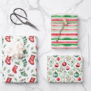 Buscar agua papel de regalo Verde