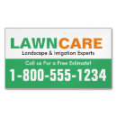 Buscar irrigación tarjetas de visita Césped