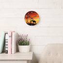 Buscar cowboy relojes de pared Vaquero