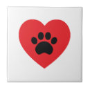 Buscar pata del perro azulejos Corazón