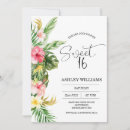 Buscar hawaiano invitaciones de cumpleaños Hibiscus