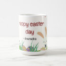 Buscar conejo de pascua tazas Floral