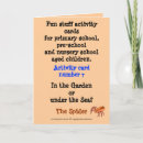 Buscar arañas tarjetas Para niños