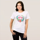 Buscar flores tropicales camisetas Rosa