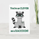 Buscar raccoon tarjetas Adorable