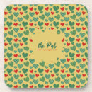 Buscar corazones corcho posavasos Corazón rojo