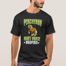 Buscar caballo percheron camisetas Silla