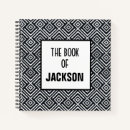 Buscar blanco y negro abstracto libretas Para él