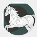 Buscar caballo blanco pegatinas Para niños
