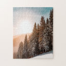 Buscar paisaje nevado puzzles Exterior