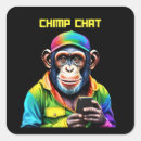 Buscar chimpancé pegatinas Divertido