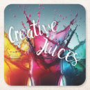 Buscar creativo posavasos Colorido